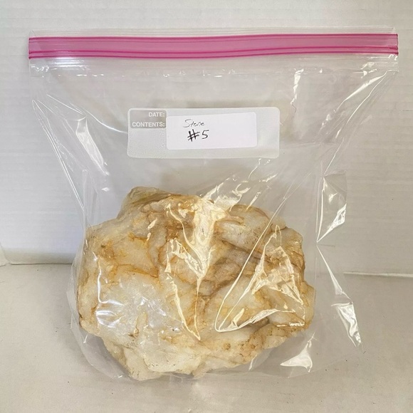 Quartz Rock Natural Milky White Orange Red Stone # 5 - Picture 10 of 10